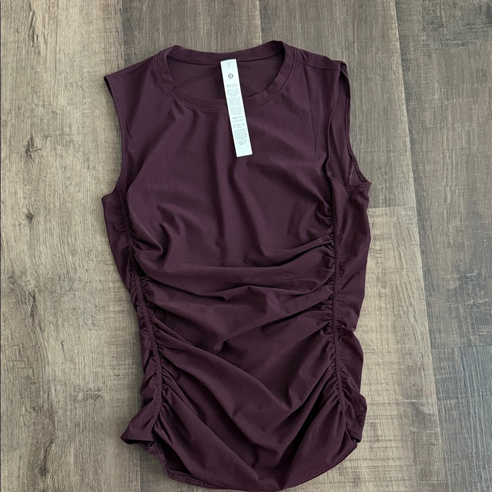 Lululemon Ruched Tank Top - Plum
